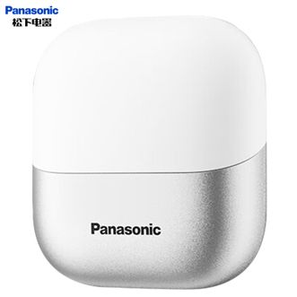 松下/Panasonic  剃须刀小方盒往复式刮胡刀刮胡子 mini磁悬浮马达全身水洗男士三刀头充电剃胡须刀ES-CM30白色