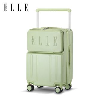 Elle  运动行李箱拉杆箱 前开盖时尚旅行箱pc材质 24英寸  ELCL5567-24