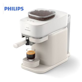 飞利浦/Philips  Baristina新型意式美式咖啡机 全自动家用研磨一体咖啡机 BAR系列奶咖版 BXA0052/00