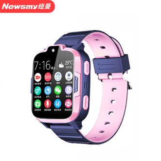 纽曼（Newsmy）  【视频通话+GPS定位】4G全网通 Y52 儿童智能电话手表学生防水触屏移动联通电信 粉色【精准定位+零钱支付+视频通话】