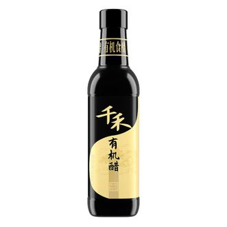 千禾  有机醋500ml/瓶  炒菜凉拌调味自然原酿食醋