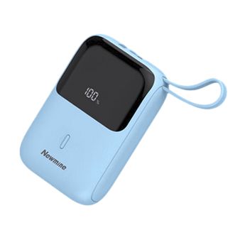 纽曼（Newmine）  迷你全兼容10000毫安充电宝 自带线数显 P180