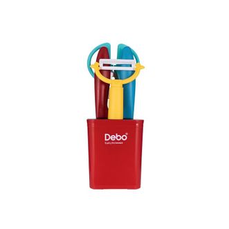 德铂（Debo）  萨曼塔5件厨房刀具用具套装  方便实用厨房刀具小工具