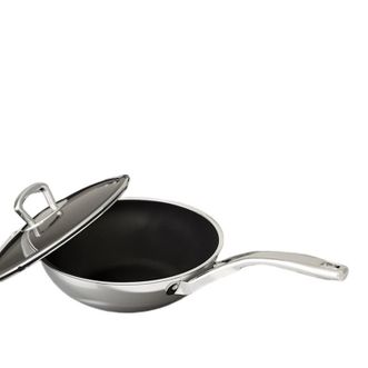 新思特  炒锅耐磨耐铲 爆炒不粘家用电磁炉炒菜锅专用燃气灶0化学涂层 Ti-3201C