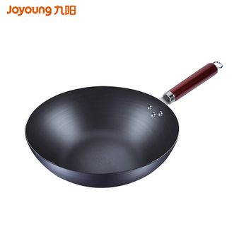 九阳/Joyoung  正品 炒锅家用32cm无涂层铸铁炒菜锅无涂层精铁（无盖）CTW3201C