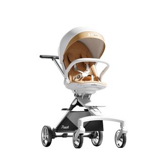 POUCH  轻便可折叠双向可坐可躺高景观溜娃手推车婴儿车P6