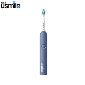 笑容加 (usmile)  电动牙刷P10S【深岩蓝】 缓震清洁刷头 提醒换区不漏刷  180天续航 送男友女友