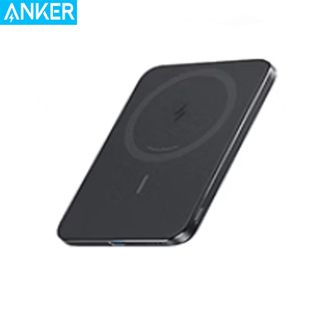 安克  充电宝A1665【黑色】 磁吸Air2超轻薄卡片5000mAh20W快充移动电源便携白户外储能电源