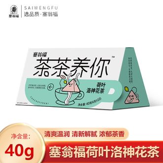 塞翁福  茶茶养你荷叶洛神花茶40g  甄选优质原材 果茶花茶 淡淡茶香 臻品养生花果茶