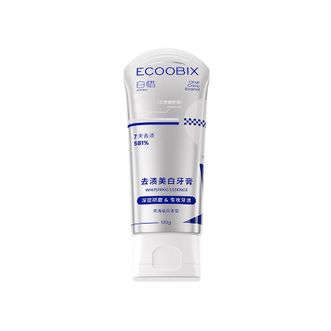 白惜/ecoobix  去渍美白牙膏100g抗糖去牙黄渍