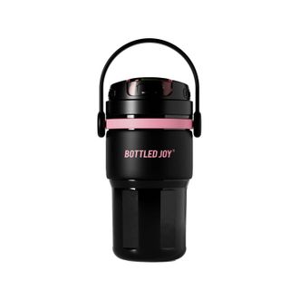 吨吨BOTTLEDJOY  RERE吨吨随手便携塑料杯车载顿顿桶Tritan耐温100℃    典雅粉 550ml     D45