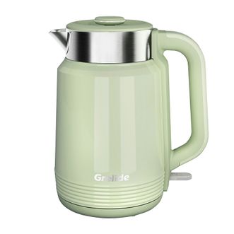 格来德/Grelide  电热水壶2L烧水壶双层防烫暖水壶D3020