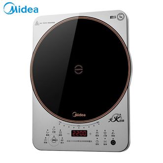 美的/Midea  电磁炉家用2200W大功率火锅炉炫彩加大面板大线圈电磁炉灶智能定时 MC-CLC2215