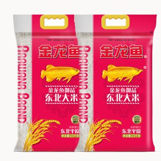 金龙鱼  东北平原  御品大米 2.5千克*2袋 强韧爽口 精选好味“稻”