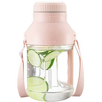 九阳/Joyoung  榨汁机 果汁机榨汁杯吨吨桶大容量网红运动水壶便携充电榨汁桶随行杯一杯双盖 L8-LJ590