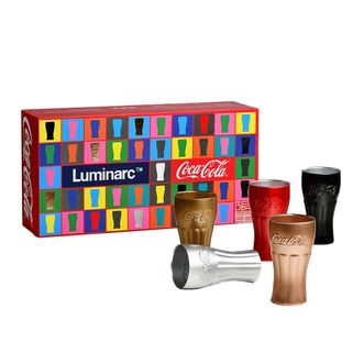 乐美雅（Luminarc）  幻彩可乐杯限量珍藏礼盒  V1221 玻璃杯套装