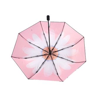 天堂伞  雨伞  八骨晴雨两用伞  三折黑胶防晒遮阳伞  33693E  芳华
