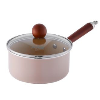 炊大皇（COOKER KING）  奶锅不粘锅泡面辅食多用易洁汤奶锅16cm磁炉通用樱花YH16NG