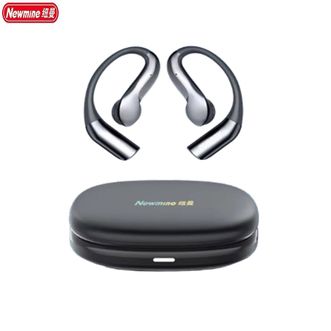 纽曼（Newmine）  蓝牙耳机X7Pro【黑色】挂耳式骨传导概念高品质通话降噪运动跑步无线开放式不入耳Ai翻译耳机