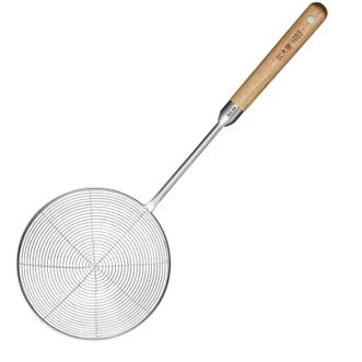 炊大皇  304不锈钢锅铲家用厨房炒菜铲勺汤勺漏勺煎铲 线漏勺  小号MBXL01