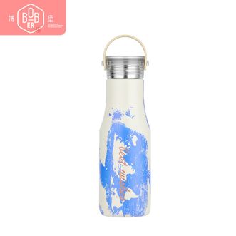 博堡/BOBER  悦途运动保温杯500ML 高颜值大容量杯子学生便携水杯运动骑行水壶户外车载不锈钢保温杯