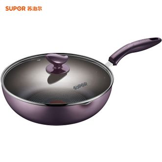 苏泊尔（SUPOR）  平底锅火红点不粘少油烟煎锅火红点煎炒锅26cm