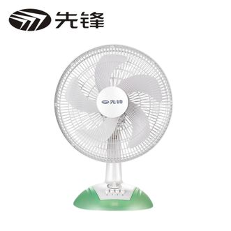 先锋  桌面台扇小风扇台式电风扇办公室学生宿舍床头大风力便携式风扇可定时左右摇头 FT35-10A