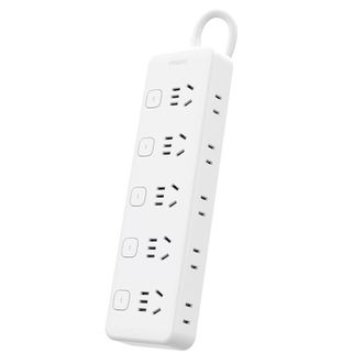 飞利浦/Philips  分控插排插线板带线 多用电源独立开关单控排插一转多用超长10位 2.8米