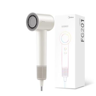 美的/Midea  高速电吹风FG201暖阳白