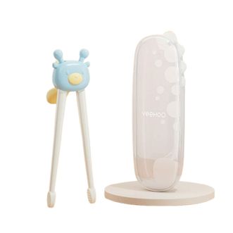 英氏（YEEHOO）  小鹿练习筷 涧石蓝