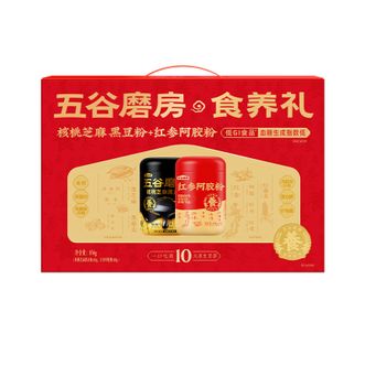 五谷磨房   甄选礼核桃芝麻黑豆粉红参阿胶粉856g