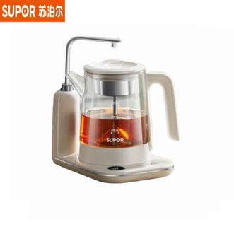 苏泊尔（SUPOR）  煮茶器SW-10C16 上水煮茶壶 1L蒸汽喷淋式蒸茶壶养生壶电水壶热水壶304不锈钢烧水壶茶具