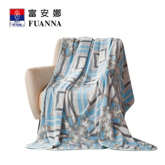 富安娜  双人单层法兰绒毯 布鲁斯 150*200cm