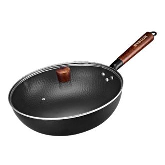 栢士德 康福斯炒锅 BST-088 少油烟家用烹饪锅具32CM