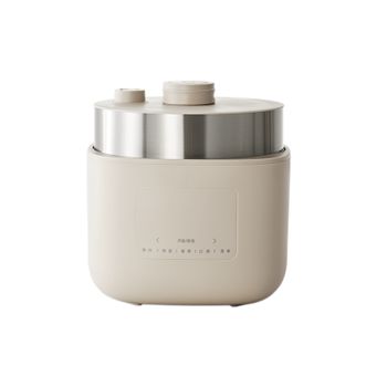 立时/olayks.   电压力锅电饭煲二合一家用4L多功能电高压锅微压 4L 大地色【单胆-陶瓷釉】