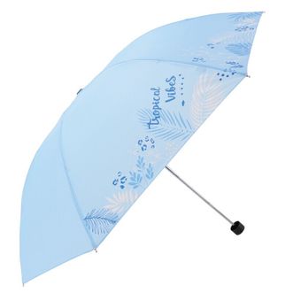 天堂伞 三折雨伞晴雨伞印花伞57cm*7骨 339丝印颜色随机