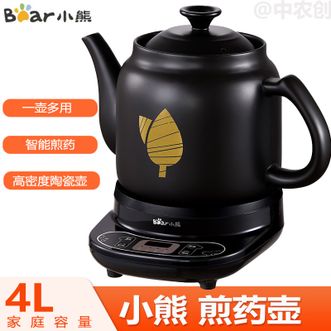 小熊/Bear  中药锅煎药壶4L 智能煎药 文武火自动变频 煲药煮药壶中药药煲药药膳罐