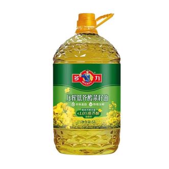 多力  Mighty 压榨低芥酸菜籽油5L 非转基因 物理压榨食用油