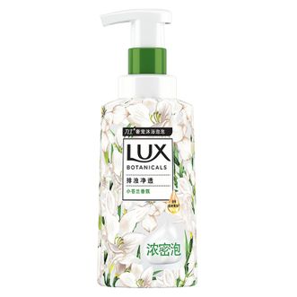 力士(LUX)沐浴露 沙龙香氛慕斯沐浴泡泡 小苍兰与茶树精油400ml
