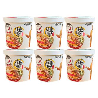 嗨吃家  花甲粉速食方便粉丝米线充饥143g*6桶/箱