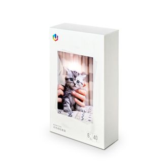 极印  照片打印机相纸套装  6寸彩色相纸  照片打印机耗材  40张  普通装