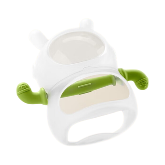 英氏（YEEHOO）  婴儿磨牙防吃手神器安抚宝宝可啃咬 绿