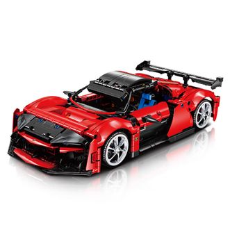 森宝积木  暴风玄烨凤翎 拼装超酷跑车1：14赛车组装模型 玩具 715023
