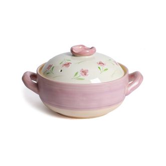 陶煲王（TAOBAOWANG）  手绘2L砂锅煲汤锅耐高温陶瓷炖汤焖饭锅TG-2010D