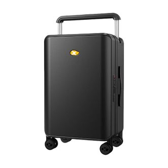 MGOB  新款高颜值宽拉杆行李箱大容量耐用登机旅行密码箱G1黑