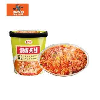 麻六记  泡椒米粉134g*4桶 冲泡免煮
