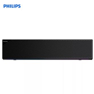 飞利浦（PHILIPS）  电脑音响 SPA3810 台式带麦克风一体可语音桌面有线蓝牙音箱内置电池多彩RGB灯效双喇叭