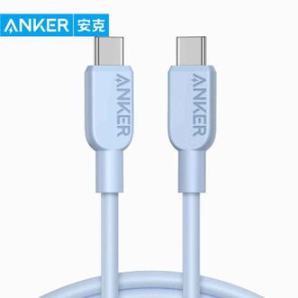 安克  60Wtype-c苹果数据线安卓华为数据线小米等通用【蓝色】