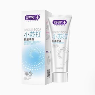 舒客+  小苏打牙膏专业护龈洁齿强烈 脱渍净白（椒样薄荷香型）160g   ZHS-TZ10