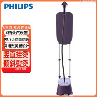 飞利浦/Philips  立式蒸汽挂烫机家用双杆手持熨烫机蒸汽电熨斗蒸汽挂烫机STE3160/30